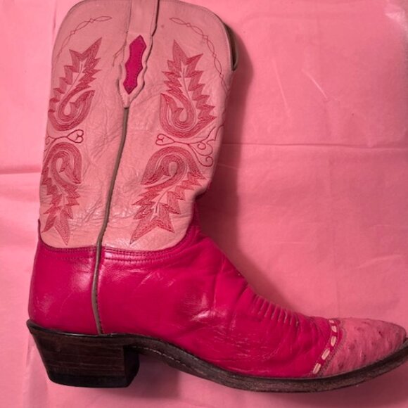 Luccese 1883 pink cowboy boots - Picture 14 of 14